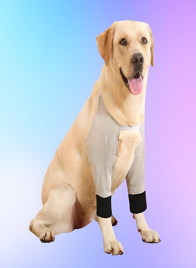 ZeroLuxury® Dog Elbow Brace Pads | Adjustable Elbow Wrap for XL Breeds | Breathable & Soft Support Sleeve - Image 1